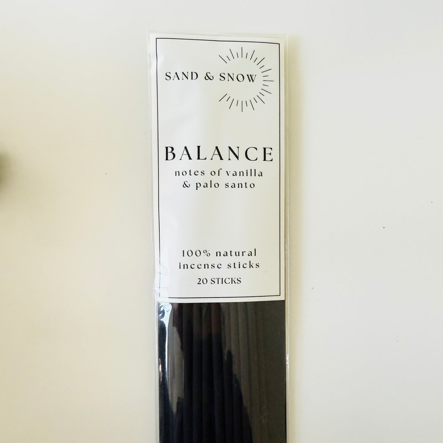 BALANCE | 20 sticks | notes of palo santo & vanilla