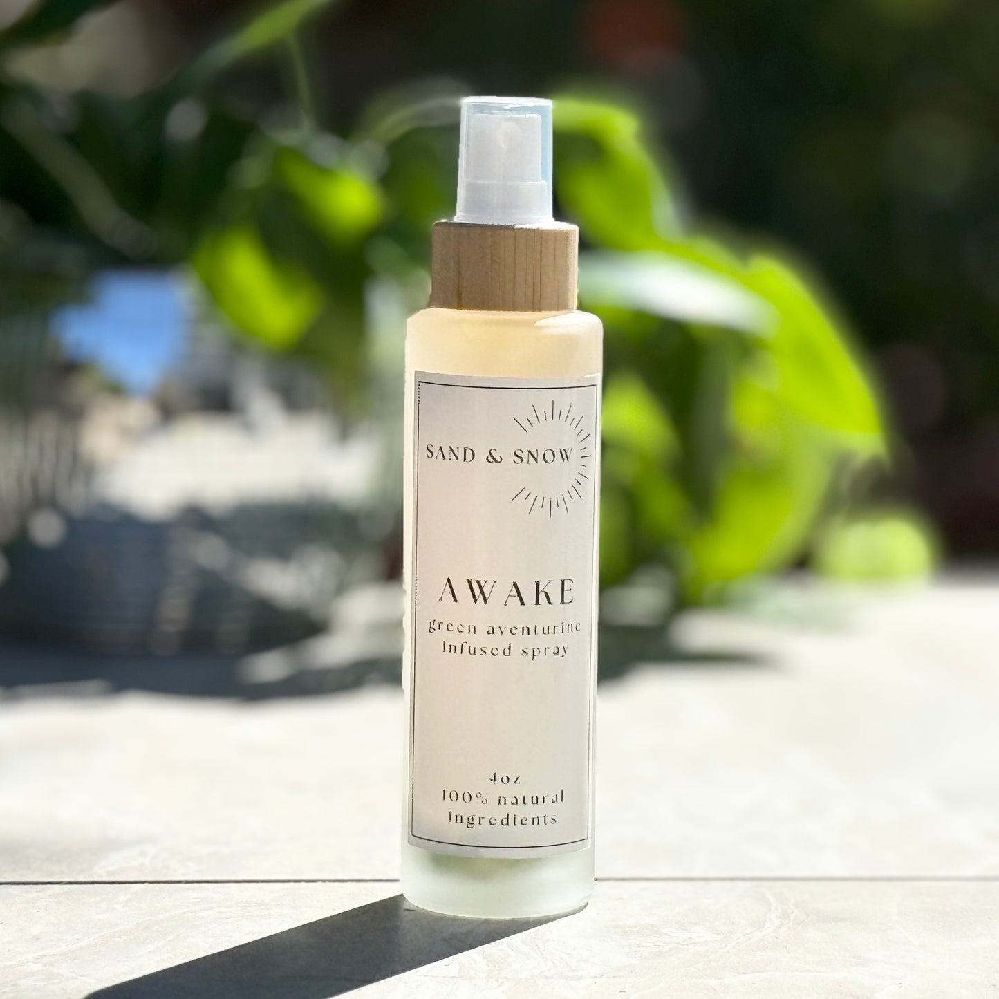 AWAKE | 4oz | Green Aventurine Infused Lime + Vanilla Room + Energy Mist