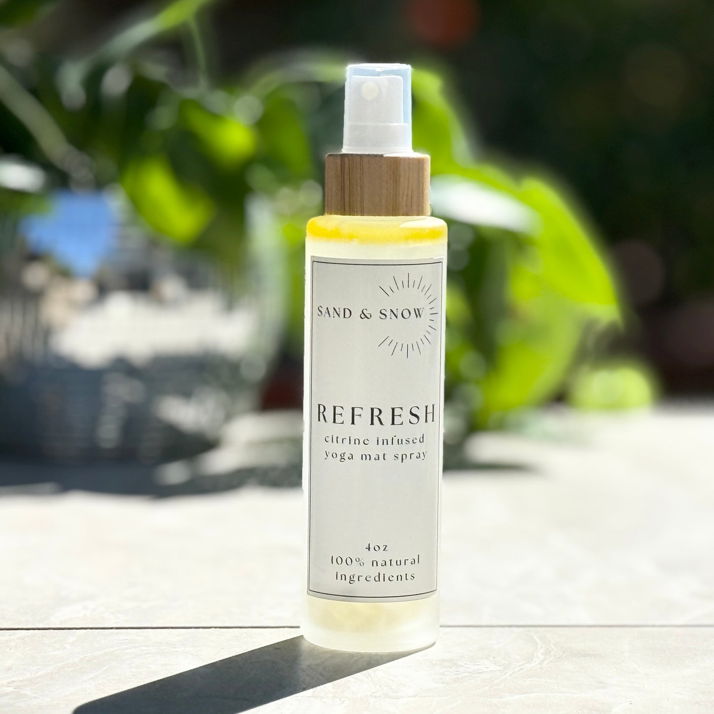 REFRESH | 4oz |Citrine Infused Grapefruit + Peppermint + Lavender + Tea Tree Yoga Mat + Aura Mist