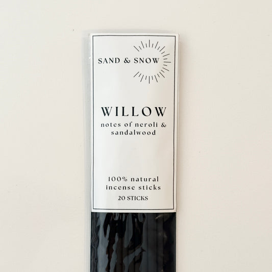 WILLOW | 20 stick | notes of neroli and sandalwood