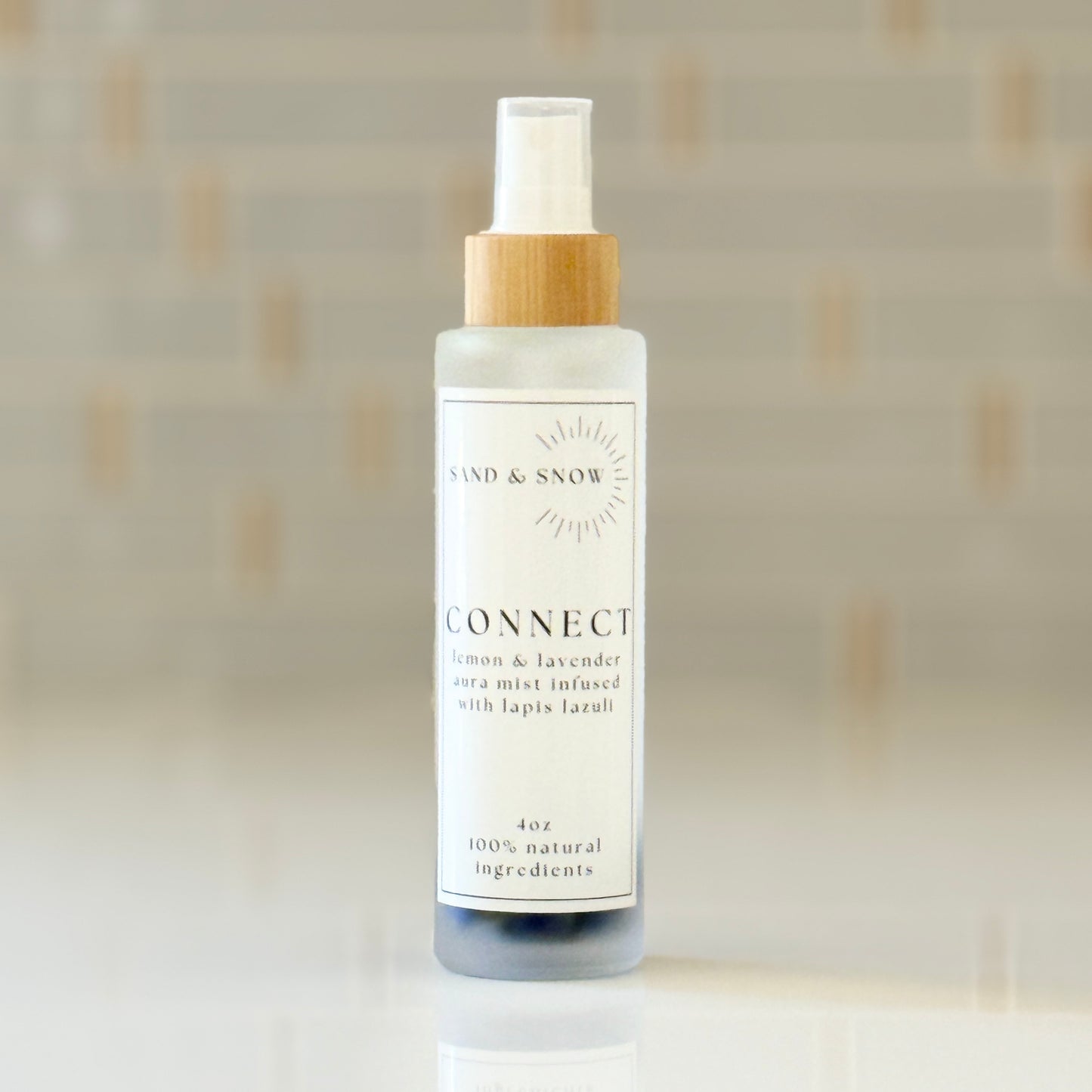CONNECT | 4oz | Lapis Lazuli Infused Lemon + Lavender Room + Aura Mist