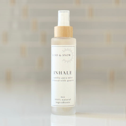 INHALE | 4oz | Clear Quartz Infused Vanilla Room + Aura Mist