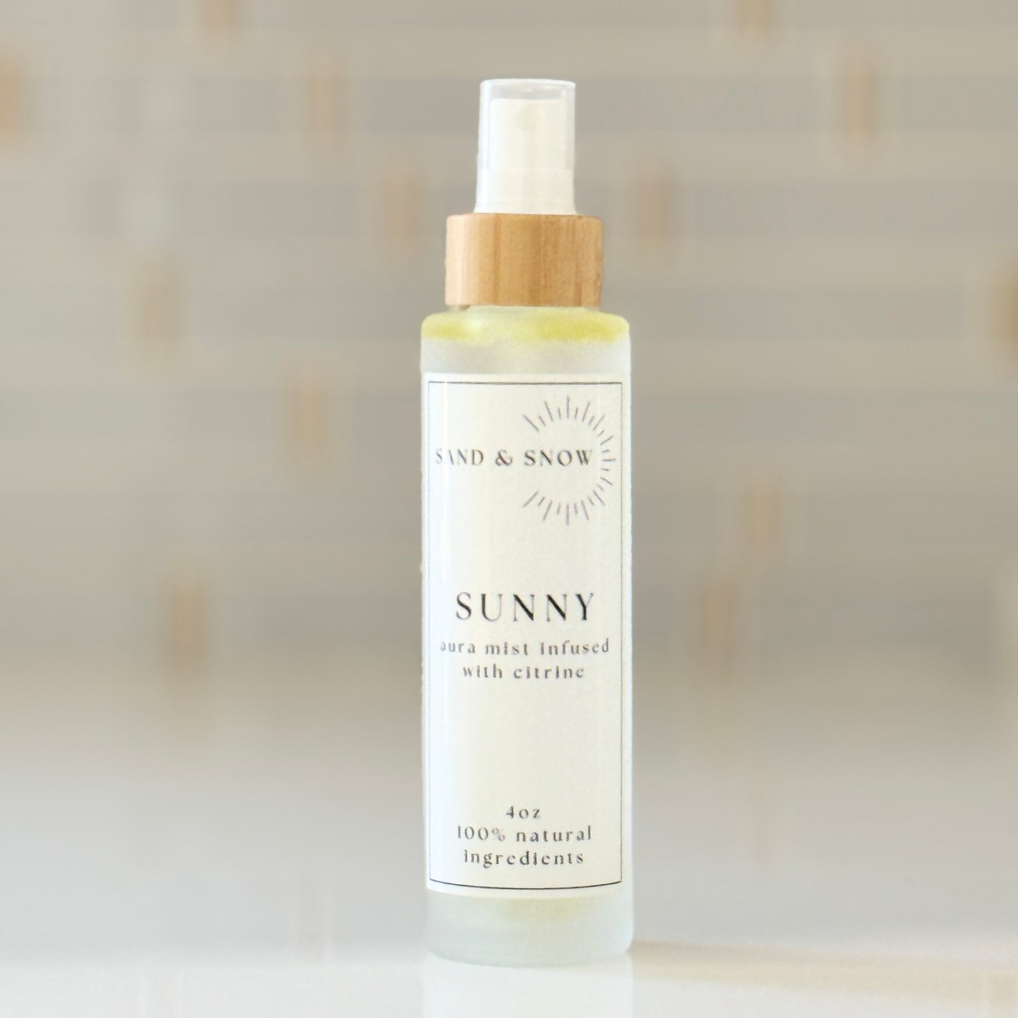 SUNNY | 4oz | Citrine Infused Grapefruit + Lemon + Lime + Energy Mist