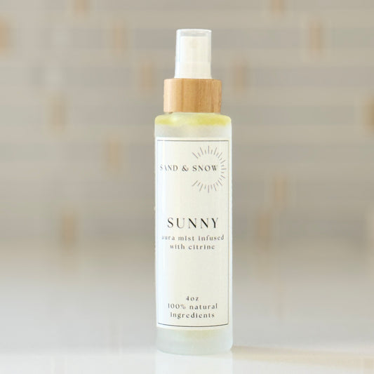SUNNY | 4oz | Citrine Infused Grapefruit + Lemon + Lime + Energy Mist