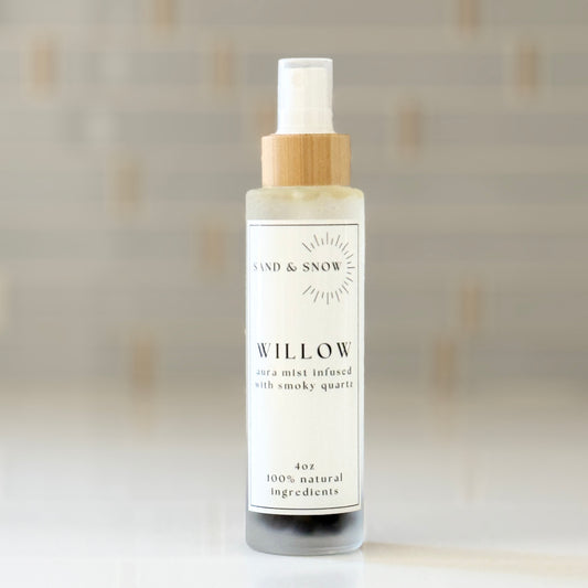 WILLOW | 4oz | Smoky Quartz Infused Aura Mist