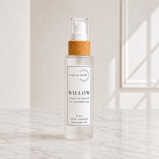 Willow | 2oz | Neroli & Sandalwood Massage Oil